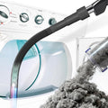 Holikme Dryer Vent Cleaner Kit Vacuum Hose Attachment Brush,Black
