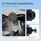 Car Phone Mount for Ford Focus MK3/MK3.5 (2012–2018) RS/SE/ST,MagSafe Compatible Magnetic Phone Holder with 360° Rotation,Firm & Stable Grip,Custom Vehicle-Specific Accessory Optimized for Ford Focus