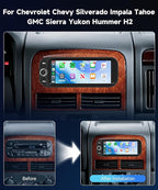 4Core+64G Radio for Dodge Ram 1500/2500/3500 2002-2006,for Jeep Grand Cherokee 1999-2004,for Jeep Wrangler 2003-2006-Android Wireless CarPlay Android Auto 5G WiFi 6.86” IPS Touch Screen Car Radio