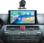 [4G+128G] Car Stereo for Honda Accord 8th 2008-2013 with 5GWiFi/Android 15/Wireless Carplay Android Auto,10.1" Incell Touch Screen Radio,GPS/EQ DSP/Bluetooth5.0/SWC/AHD Backup Camera