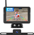 Wireless Backup Camera for Cars with 5 Inch Monitor Digital Signal Stable Reverse Camera Night Vision for Truck/Car/Pickup/SUV/ IP69 Waterproof