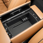 SKTU for 2025 2026 Genesis GV80 Accessories Center Console Organizer for 2025 2026 Genesis GV80 Console Tray 2025 2026 GV80 Middle Console Organizer with Coin Holder