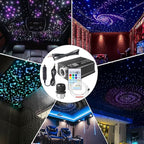 Twinkle Starlight Headliner Light,16W 500pcs 6.5ft LED Star Ceiling Fiber Optic Light Kit APP/Remote Control for Car/Home/Party