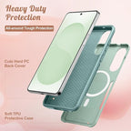 for Samsung Galaxy S25 Edge Case - Compatible with MagSafe Women Girls Cute Magnetic Protective Phone Cover Kawaii Girly Butterfly Heavy Duty Shockproof Design for Samsung S25 Edge Case