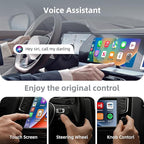LEXXSON Mini Wireless CarPlay Adapter for iPhone, 2 in 1 CarPlay and Android Auto Wireless Adapter for Cars, Wired to Wireless, Plug & Play, Stable Fast Connection for Android 11+ and CarPlay iOS 10+