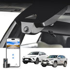 mangoal Front 4K & Rear 1080p Dash Cam Custom fit for Toyota RAV4 & RAV4 Hybrid 2019 2020 2021 & RAV4 Prime 2021-2024 & Venza 2021-2024 (Model A),LE Limited Premium XLE TRD,UHD 2160P Video,128GB Card