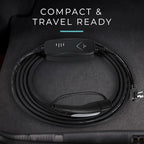 Lectron Level 1 Tesla Charger (WiFi Version) - 120V, 15 Amp, NEMA 5-15 Plug, 16 ft Cord - Portable Electric Car Charger for Tesla - Compatible with All Tesla Models S/3/X/Y/Cybertruck & NACS Evs