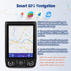 Car Radio Stereo Upgrade for Ford F150 2015-2021, Android 13 8 Core [4GB+64GB] Head Unit with T Style 12.1 Inch Touch Screen/Wireless CarPlay & Android Auto/Mirroring/WiFi/Bluetooth/FM/DSP/SWC