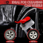 LemonRoad 5 Pack Car Wash Brushes Wheel Cleaner and Tire Brush for Car Detailing Bristle Fender Cleaning Supplies 10.3 inch Short Handle for Rim Carpet Truck SUV Moto RV Motorcycle