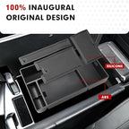 Autorder Center Console Organizer for 2022 2023 2024 2025 Lexus NX NX 250/NX 350/NX 350h 450h+ Accessories Armrest Storage Box Secondary Insert Tray with Anti-Slip Mat