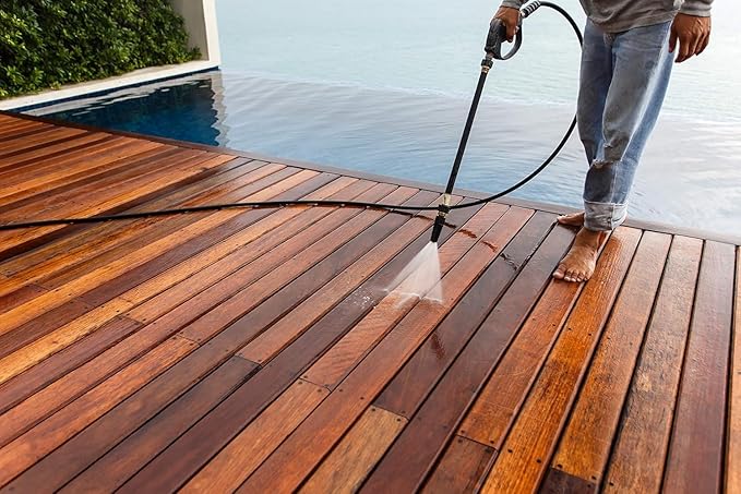 SEAL-ONCE Marine Ready Mix - 2 Gallon Penetrating Wood Sealer Waterproofer & Stain (Natural). Water-Based, Ultra-Low VOC Formula for high-Moisture Areas to Protect Wood Docks, Decks & Piers.