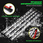 Atmosphere LED Car Lights,4pcs 48 LEDs RGB Bluetooth APP Control Car Interior LED Strip Music Lighting Kits for DIY Indoor Party.Car Cigarettet,DC 12V.