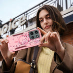 for Moto G 2025 Case Women - Compatible with MagSafe Cute Girls Magnetic Protective Phone Cover Girly Kawaii Flower Blossom Heavy Duty Shockproof Design for Motorola Moto G 5G 2025 Cases