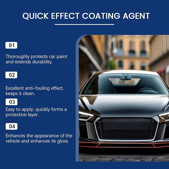 Advanced Car Quick-acting Coating Agent Spray, Persistent Type Quick Effect Coating Agent, Multifunctional Car Scratch Remover, Universal Vehicle Use 2Pack
