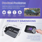 RUNROAD Center Console Organizer Tray Compatible with 2026 Subaru Outback Accessories, Armrest Tray For Outback Premium Limited Touring XT Wilderness Middle Console Dividers Secondary Storage Box