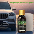 10H Ceramic Coating for Cars, Advanced Graphene Ceramic Coating for Auto Car Detailing, Auto Paint Correction Gloss Hydrophobicty Scratch Resistant,30ML(2-Pack)