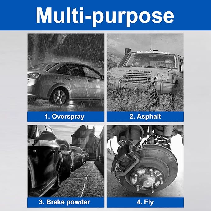Wheel Rust Remover Spray – 500ml Iron Fallout Cleaner, Advanced Brake Dust Dissolver, Powerful Oxidation Neutralizer, Deep Cleaning Formula | Safe Automotive for Detailers, Restorers