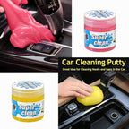 Car Cleaning Gel Car Cleaning Putty Car Putty Car Interior Cleaner Car Slime Car Detailing Kit Car Accessories Gifts for Men Women - （Yellow，Pink）