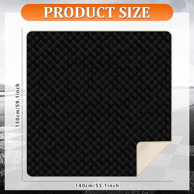 Lonfliness Car Seat Cover Towel Non Slip Back Seat Car Seat Towel Athletic Running Towel Washable Seat Cover for Gym Workout Sweat Outdoor Sport Beach Hiking Yoga (Midnight)