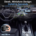 Odor Elimination Unscented Car Air Purifier: 100% Filter-Free Advanced Ionizer for Smoke ＆ Pet Odors - Silent & Compact - Universal Vent Clip Car Deodorizer by Yakry
