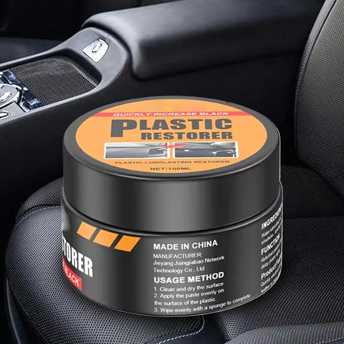Car Leather Care Cream – Interior Restoration Paste, Deep Conditioning Formula, Long Lasting Shine Protection, Soft Texture Application, Non Greasy Finish | Ideal for Auto Detailing Dashboard Door