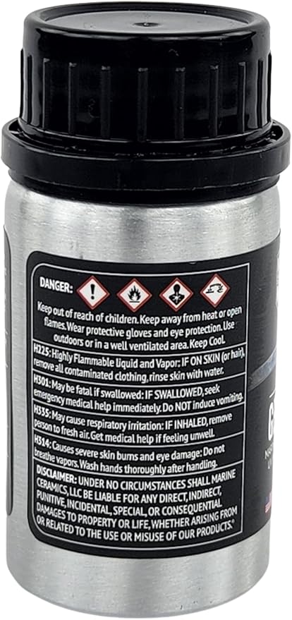 Professional Metal & Chrome Ceramic Coating (50ml Bundle) / 18 Month Protection from Rust, Scratches, Water Spots / 2x Thicker, Easy Application for Railings, Anchors and more