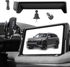 Car Phone Mount for 2024–2026 Volkswagen Atlas/Atlas Cross Sport, Smart Auto-Clamping on 12" Touchscreen, 15W Wireless Fast Charging, 360° Adjustable, Without Blocking Airflow