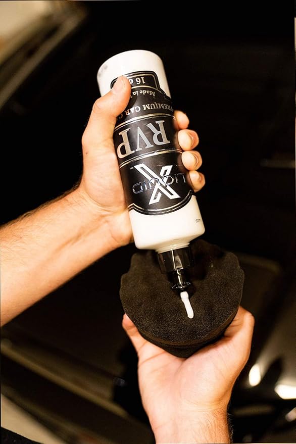 Liquid X Classic R.V.P. Combo - 16oz Rubber, Vinyl, Plastic Dressing & Pro Grip Dressing Applicator - Non-Greasy Finish, Dry to The Touch - Longer Lasting Protection