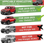 Magnetic Jeep Phone Mount for 2018-2023 Wrangler JL JLU & Gladiator JT with 15W Wireless Charging- Dashboard Phone Holder with Magsafe for Jeep Wrangler & Gladiator 2/4 Doors Accessories (Not for 4XE)