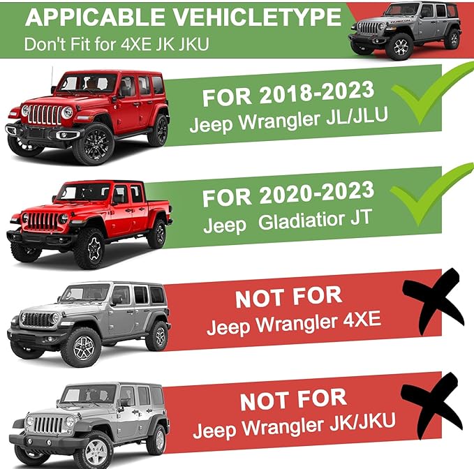 Magnetic Jeep Phone Mount for 2018-2023 Wrangler JL JLU & Gladiator JT with 15W Wireless Charging- Dashboard Phone Holder with Magsafe for Jeep Wrangler & Gladiator 2/4 Doors Accessories (Not for 4XE)