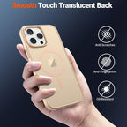SUPFINE Magnetic for iPhone 16 Pro Case (Compatible with MagSafe) (Military Grade Drop Protection) Slim Translucent Matte Shockproof with Anti-Fingerprint Phone Case,Sand Pink