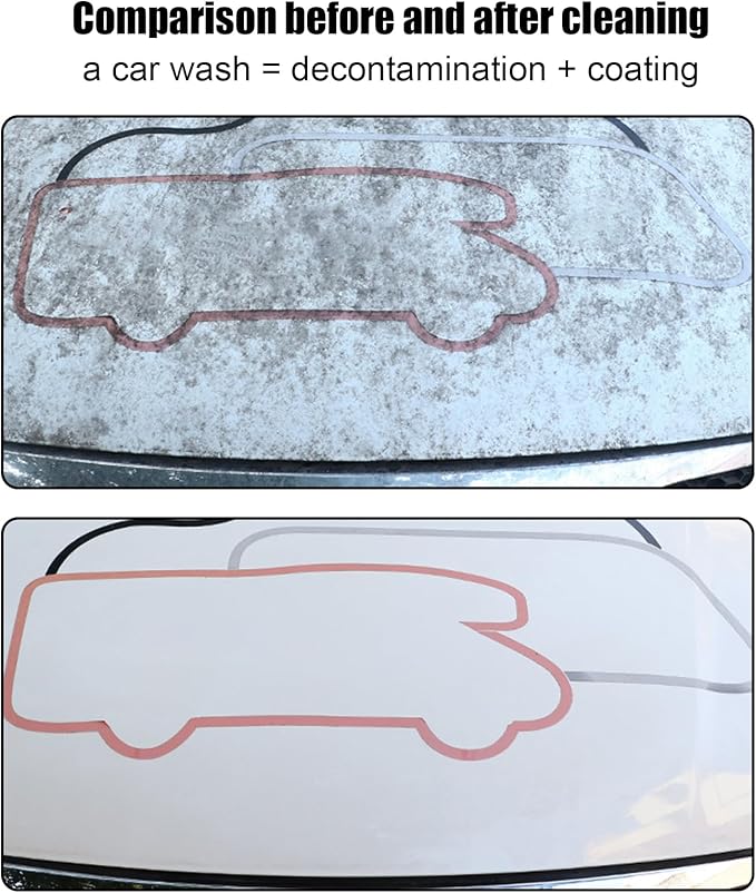 Car Soap Agent - Protective Polishes, Lustrous Finish, Concentrated Exterior, Maintenance Wash Formula | Gentle Deep Restoration Treatmentes Degreaser Solvent Solution For Truck Motorcycle RV Boat