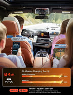 LISEN Retractable Car Charger, Gifts for Mothers Day, Upgrade 84W Car Charger USB C Fast Charge, 2026 Unique Car Accessories for Mom Dad Him Her Men Women, for iPhone 17 16 15 14 13