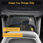 LFOTPP Center Console Wireless Charging Protective Mat for 2026 2025 2024 Subaru Crosstrek/Impreza Silicone Pad (Premium/Sport/Limited/Touring) Car Accessories Interior Black