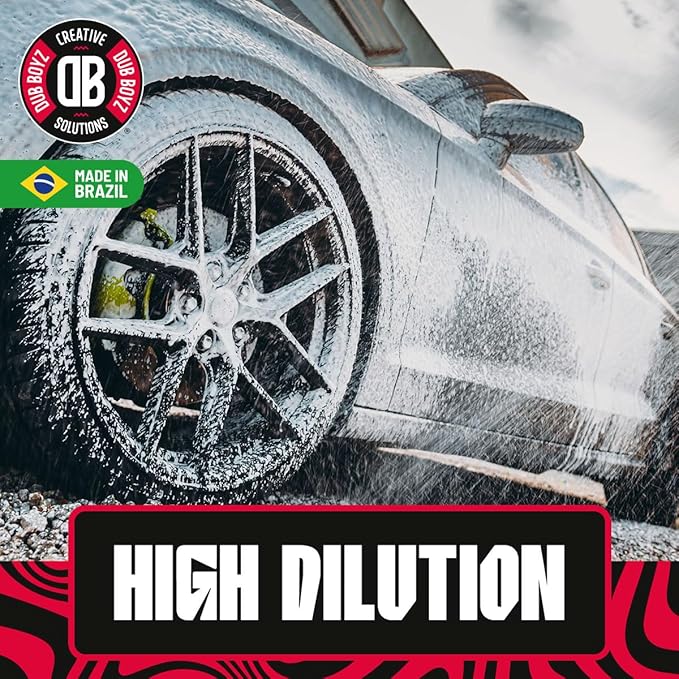 DUB BOYZ Snow Many Concentrated Auto Shampoo – High Foam Car Wash Shampoo, Safe for All Paints, Economical, No Residue, Enhances Shine (1, 16 OZ)