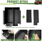 Center Console Organizer with Fast Charger for 2010-2024 Toyota 4Runner Insert Armrest Box Storage Tray W/USB Fast Charging for 10-24 4 Runner Interior Accessories