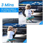 AUTO-VOX Solar Wireless Backup Camera:3 Mins DIY Installation & Upgraded 5" HD 1080P Anti-Glare Monitor, Reliable Signal for a Clear View, IP69K Waterproof Back up Camera for Car, Van, SUV, Truck