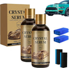 PTZ Crystal Serum, PTZ Crystal Serum for Cars, Ceramic Car Coating Kit, Advanced Graphene Ceramic Coating for Cars, 9h Graphene Coating for Auto Car Detailing (2Pcs)