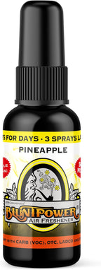 BluntPower 1 Ounce Bottle Oil Based Concentrated Air Freshener and Oil for Burner, Pineapple (Pack of 3)