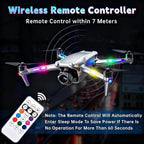 Upgraded 4-lamp high-Brightness 6-Group Wireless LED Warning Strobe Lights |8 Colors, Waterproof Lights with Remote Control| Wireless led Strobe Lights for Cars, Motorcycles, Bicycles and Drones (6)