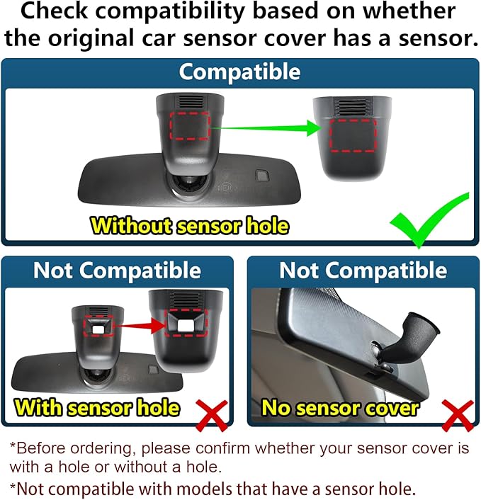 Mangoal 4K Dash Cam Custom fit for Volkswagen Tiguan 2018-2024 Gen2 AD/BW (Model A Black), Integrated OEM Look, UHD 2160P Video, App & WiFi, Loop Recording, Easy to Install, GPS, 64GB Card