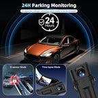 Mirror Dual Dash Camera for Car, Dashcam 4K Front 1080P Rear View ADAS BSD LCA Wi-Fi&APP 10.88" IPS Touch Screen HDR Night Vision G-Sensor Loop Recording 24H Parking Monitor Parking Monitor