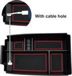 Center Console Organizer Interior Storage Box Fits for Ford Escape 2020 2021 2022 2023 2024 2025 and 2021 2022 2023 2024 2025 Bronco Sport Accessories