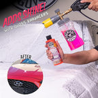 Chemical Guys CWS215M Car Wash Starter Bundle - Sticky Snowball Ultra Snow Foam Car Wash Soap, 128 oz (1 Gallon) Cherry Scent + Chenille Wash Mitt (2 Items) Works on Cars, Trucks, SUVs, RVs & More
