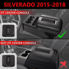 Xipoo Wireless Charger Compatible with 2015-2018 Chevy Silverado GMC Sierra Wireless Charging Tray Jump Seat Replacement for 2015-2018 Chevy Silverado Accessories