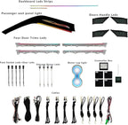 for Toyota Camry 2018-2023 Interior Ambient Lighting Kit, RGB LED Car Atmosphere Light, Custom Vehicle Specific Fit (Ribbon)