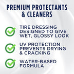 303 Products High Gloss Tire Shine And Protectant - Long Lasting, Water Based Formula - Lasts For Weeks - No Harmful Silicones - Lasts Weeks Not Days, 16 fl. oz. (30395CSR) Packaging May Vary