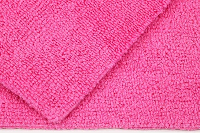 Autofiber [Mr. Everything] Premium Paintwork and Coating Leveling Towel (16"x16") 10 Pack (Pink)
