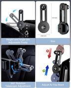 SKYLOTEC Phone Mount for Kia Sportage 2023 2024 2025 Accessories 12.3-Inch Screen Fixed Clip, Automobile Cradles Car Phone Holder, Cell Phone Base Not Block Air Vent