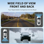 4K Dash Cam Front and Rear Dashcams for Cars, G-Sensor,Built in WiFi with APP, HD Loop Recording, Night Vision, Wide Angle, WDR, Parking Mode